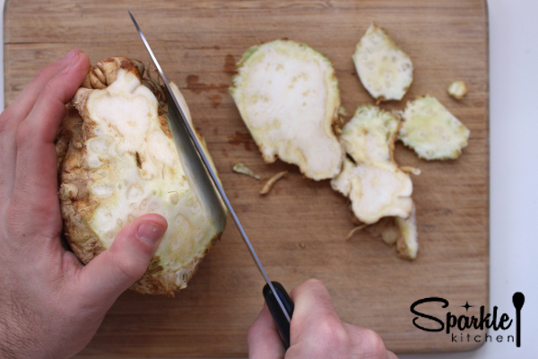 How to Chop Celery Root