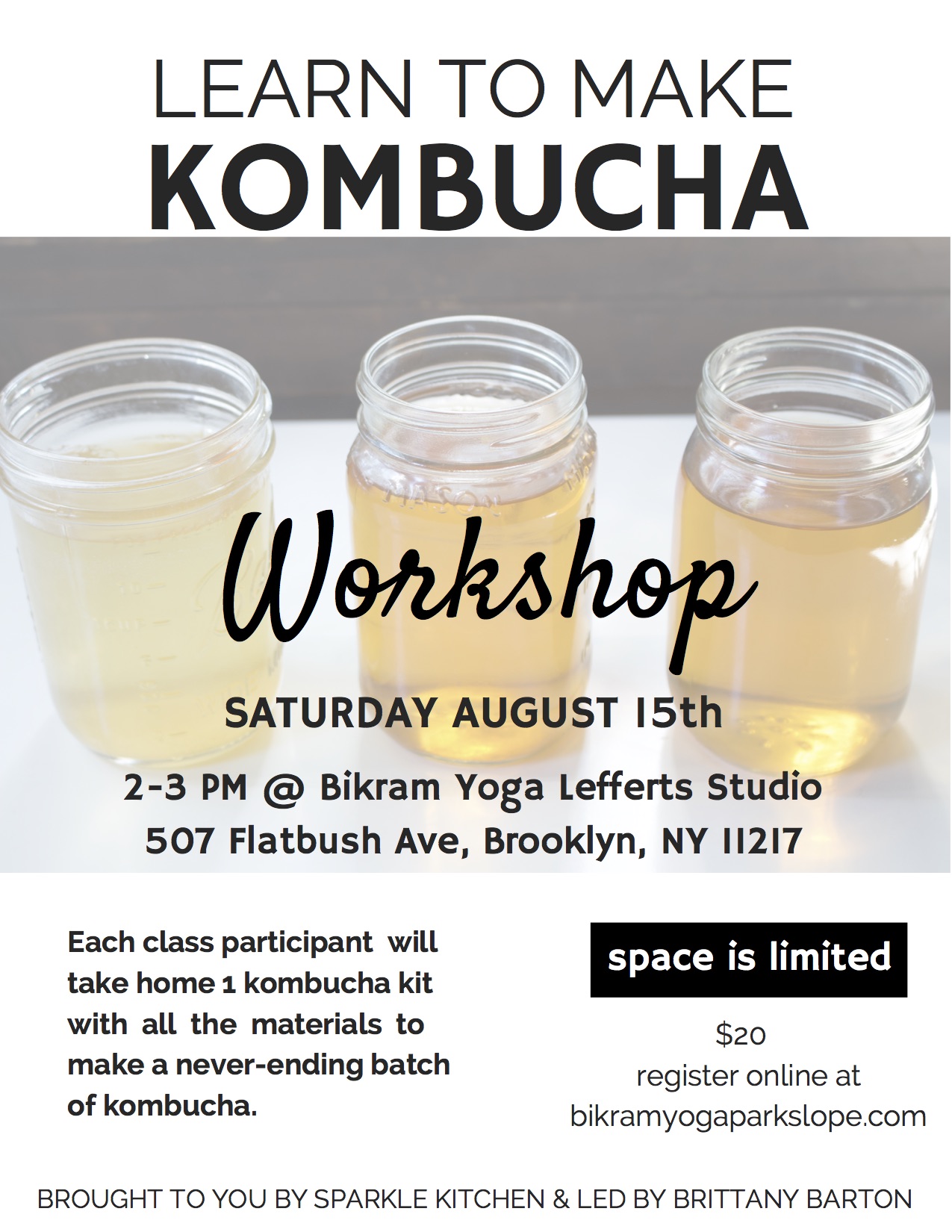 KOMBUCHA Workshop