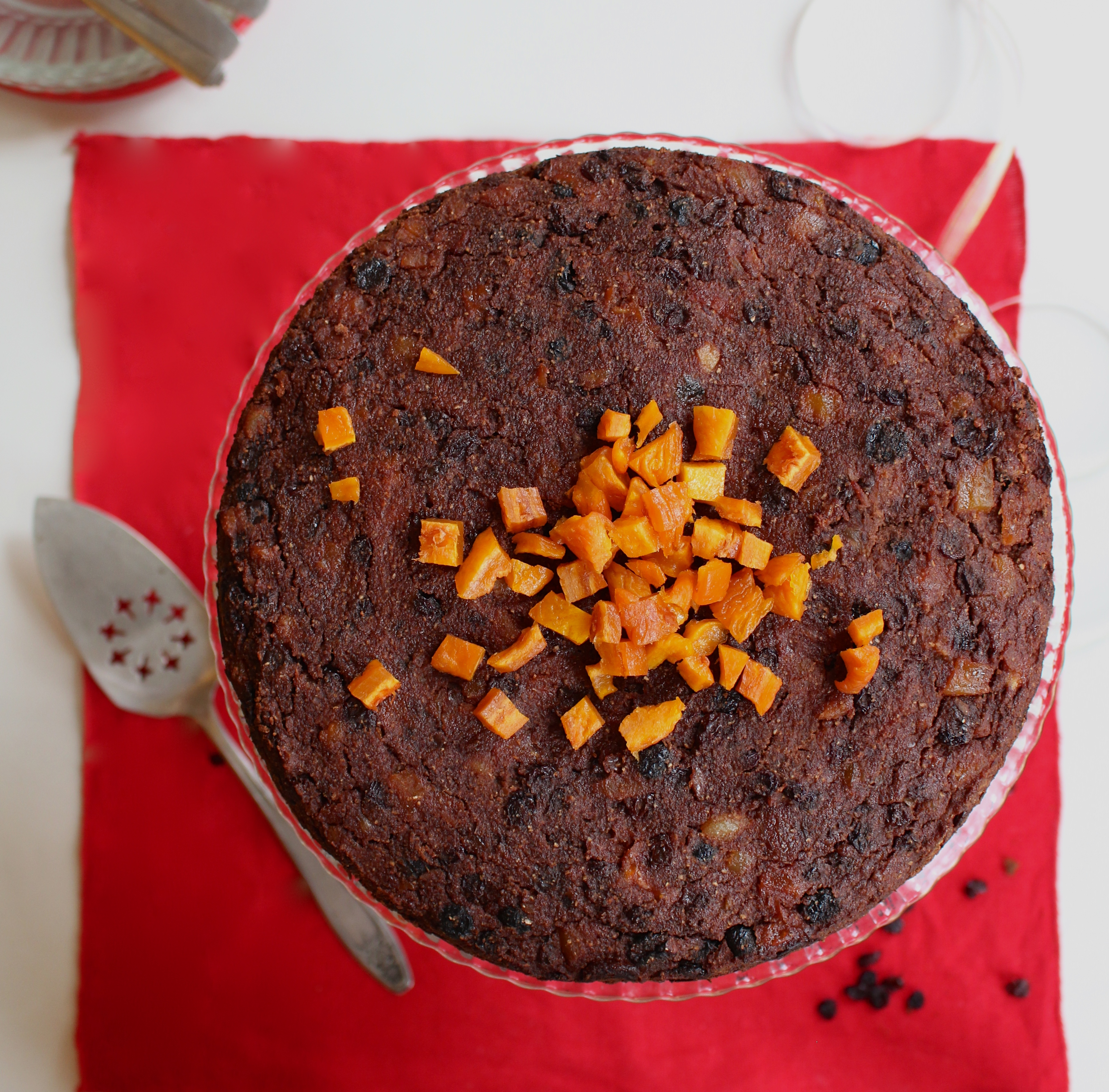 Christmas Chocolate Fruit Cake