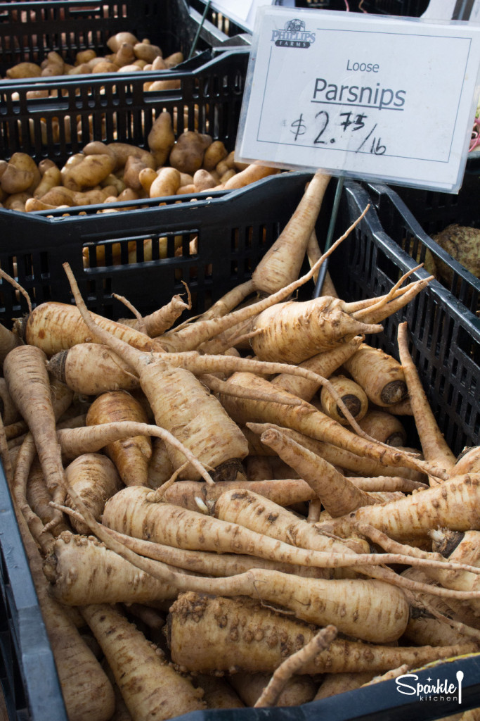 Roasted Parsnip Soup with Oyster Mushrooms