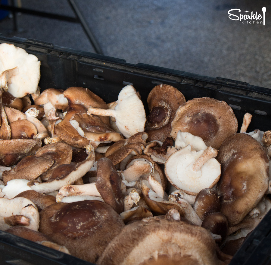 Roasted Parsnip Soup with Oyster Mushrooms