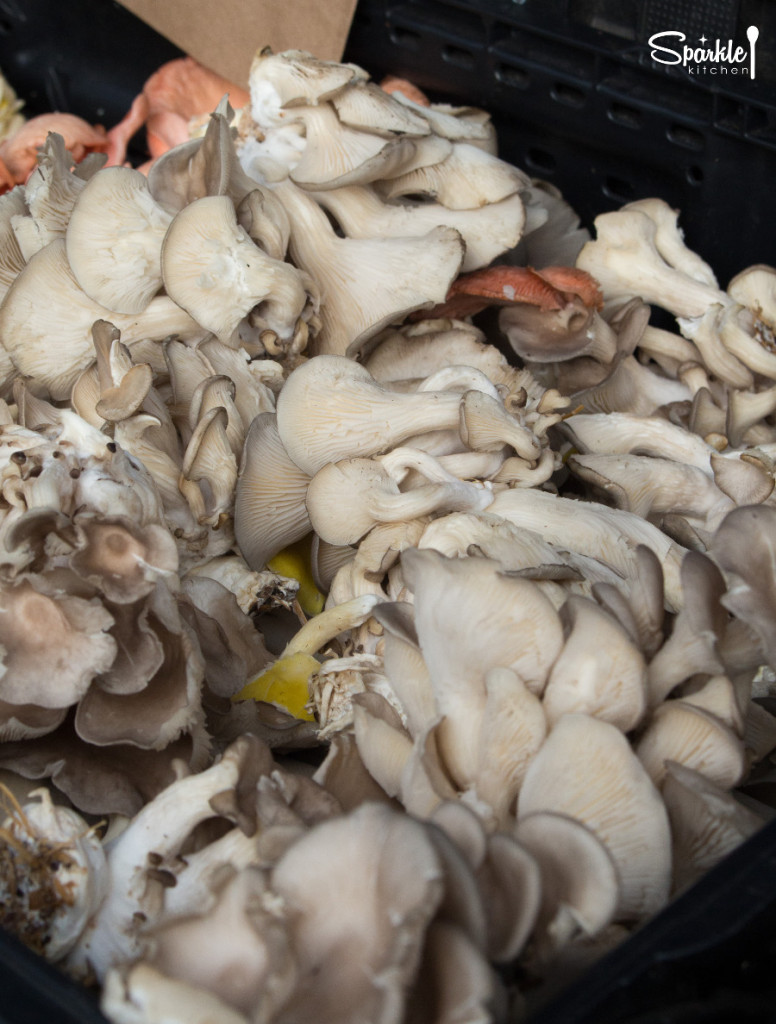 Roasted Parsnip Soup with Oyster Mushrooms