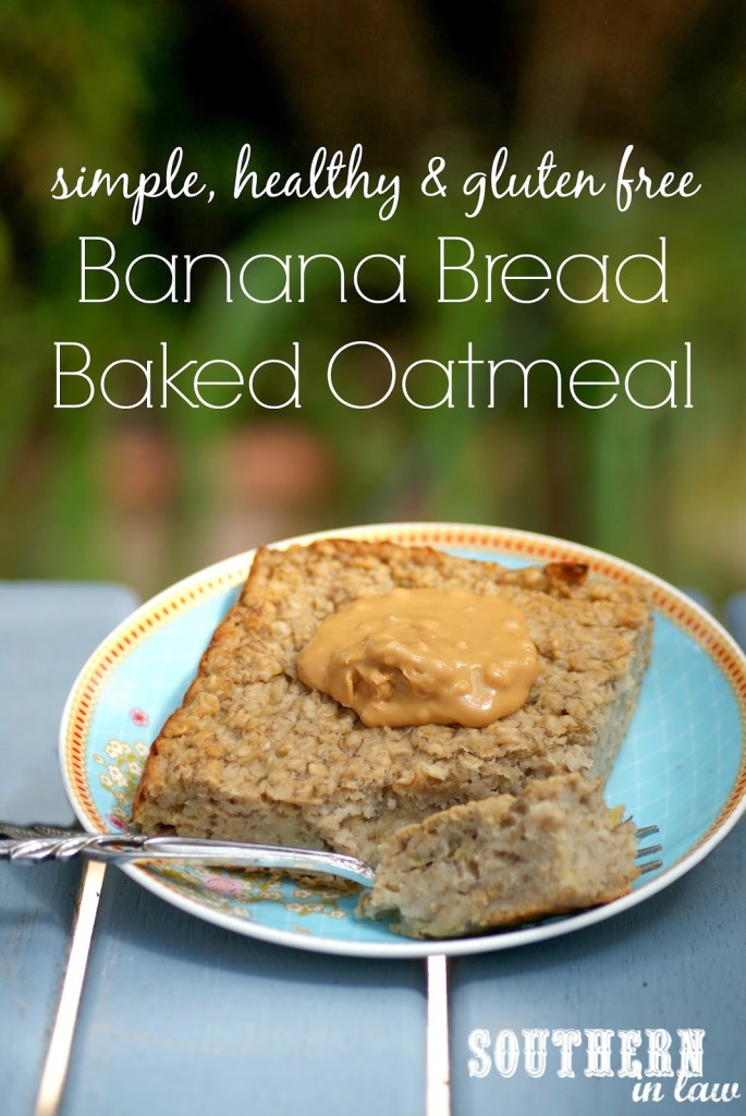 Banana Bread Baked Oatmeal Recipe