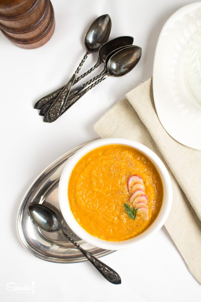 Carrot Ginger & Apple Soup
