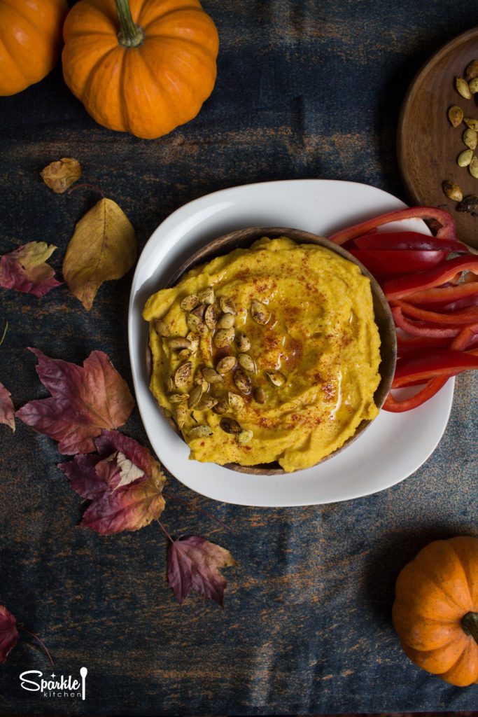 Roasted Garlic Pumpkin Hummus