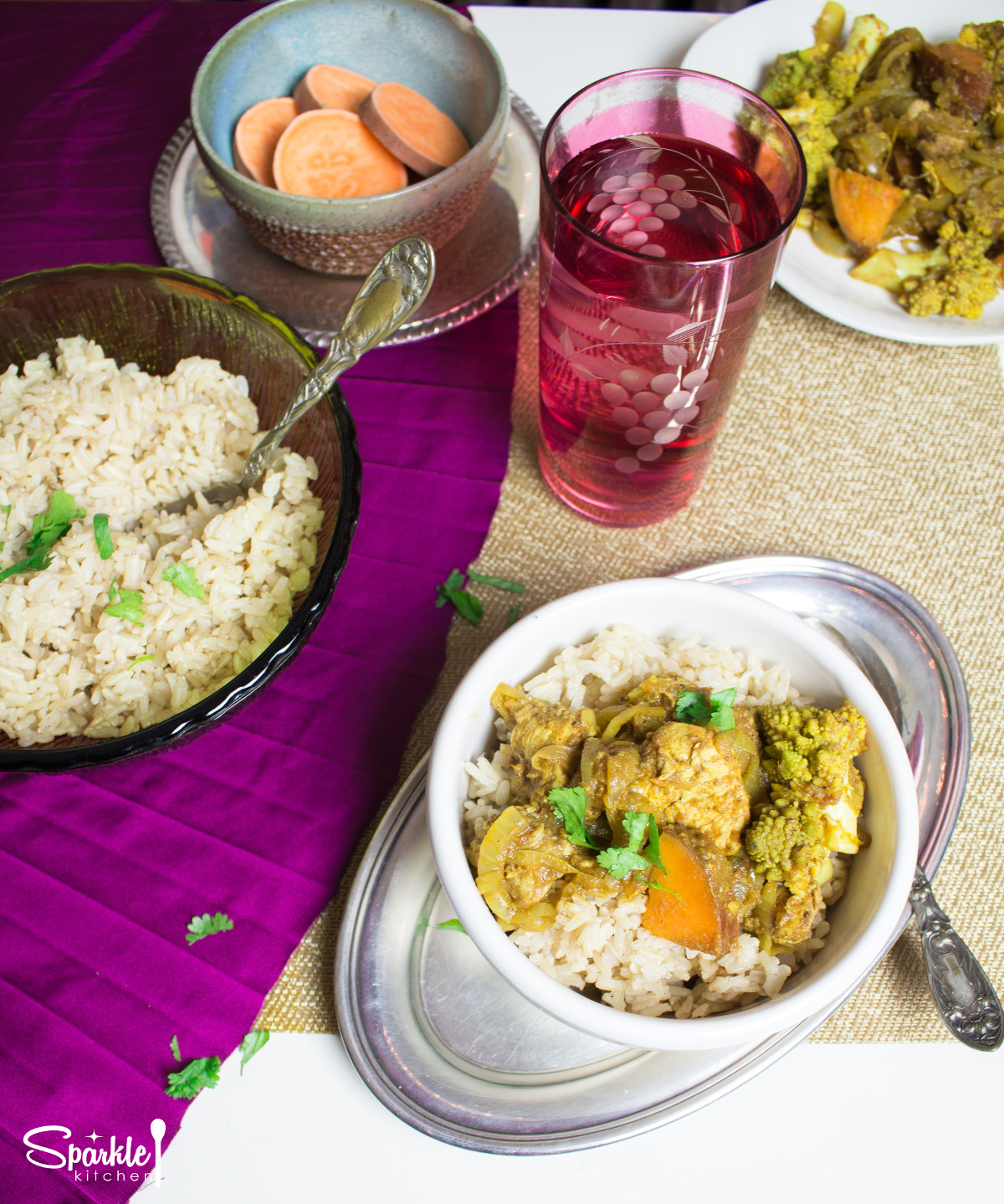 Bhuna Chicken with Romanesco